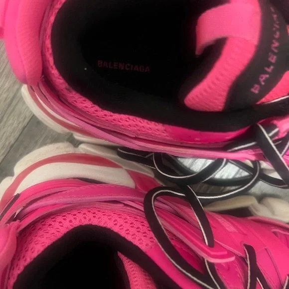 Balenciaga Hot Pink Women's Track Sneakers